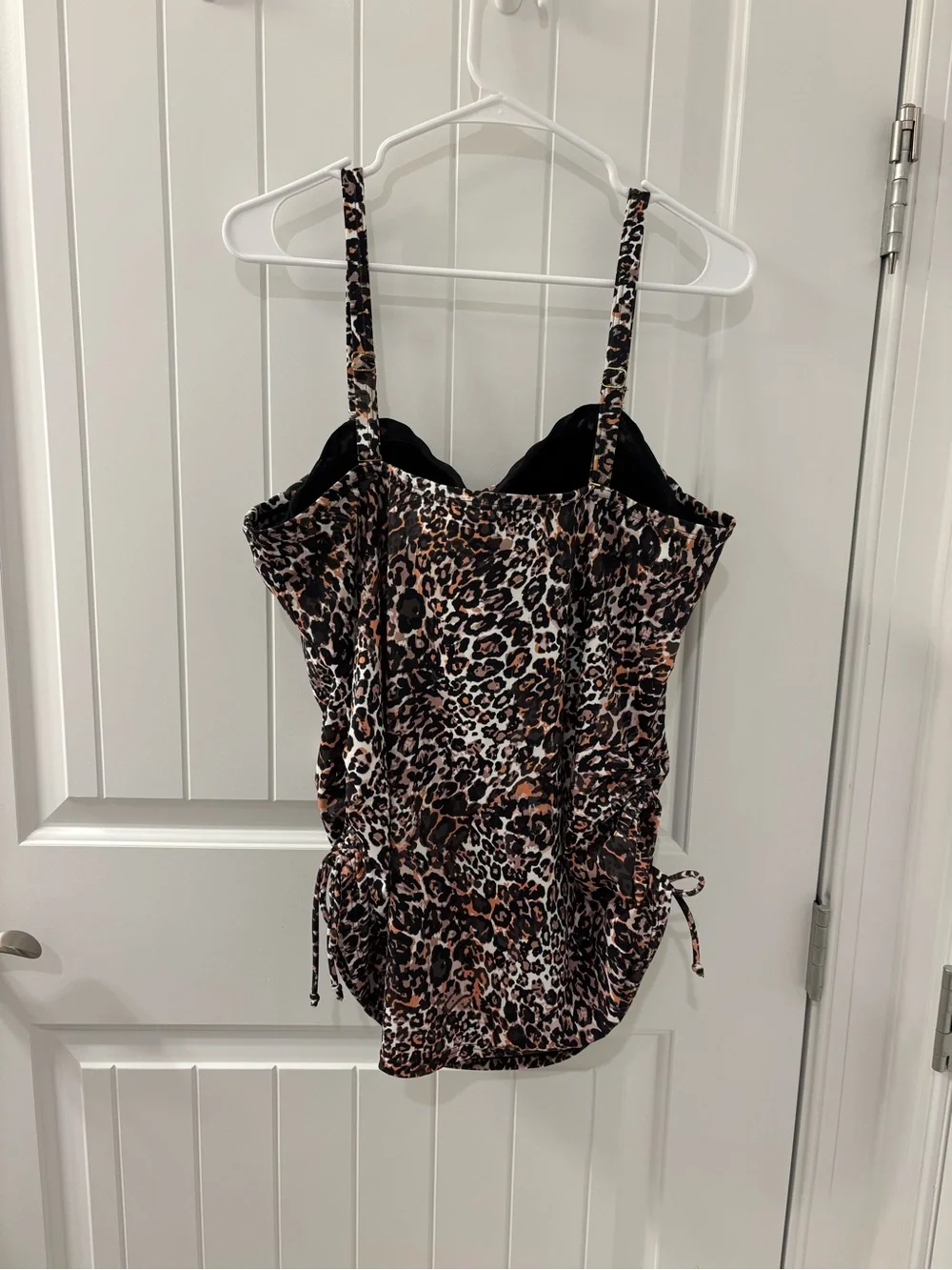 Swimsuits For All Kids Leopard Print One-Piece Swimsuit - Brown/Black/White